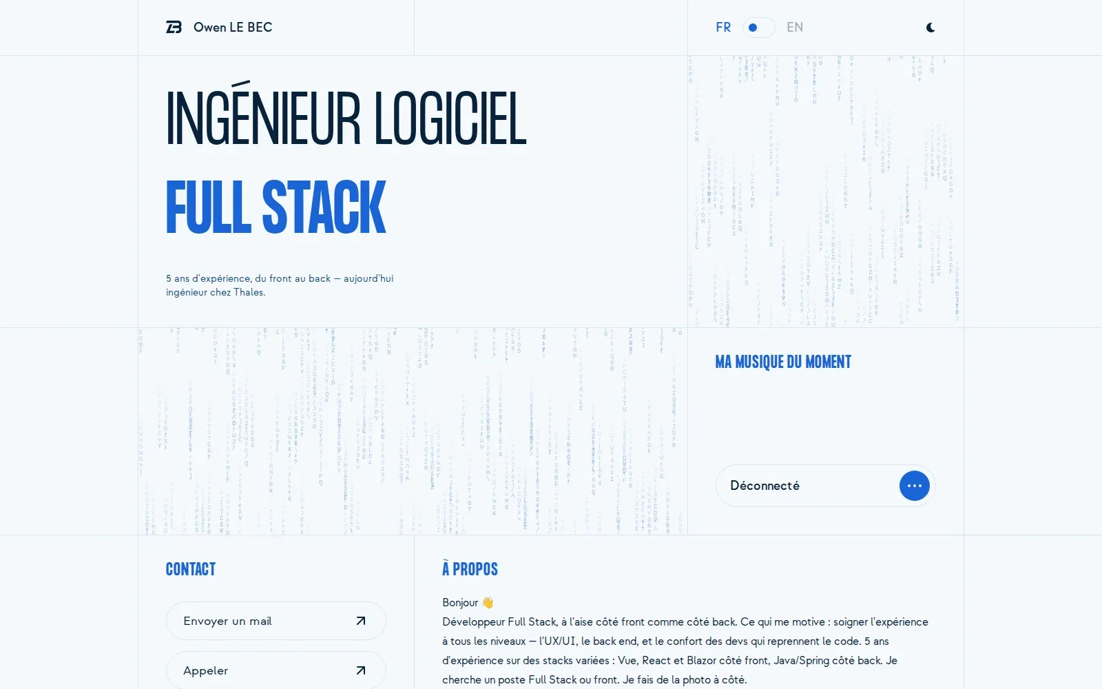 Portfolio Développeur